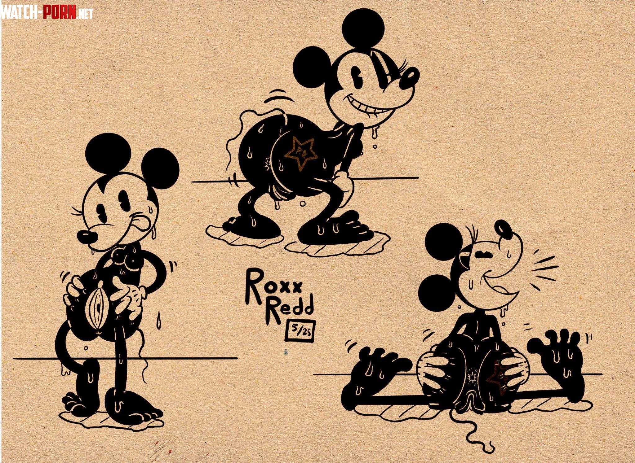 Minnie Mouse by RoxxRed1