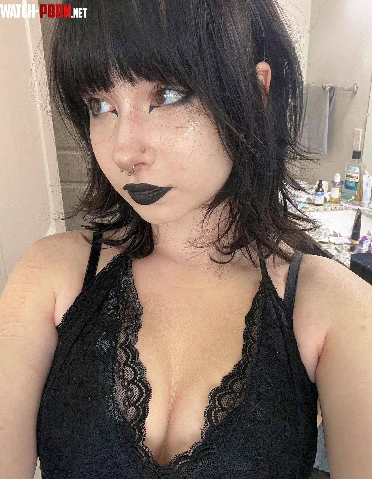 black lipstick typa day by DefeatTheL0w