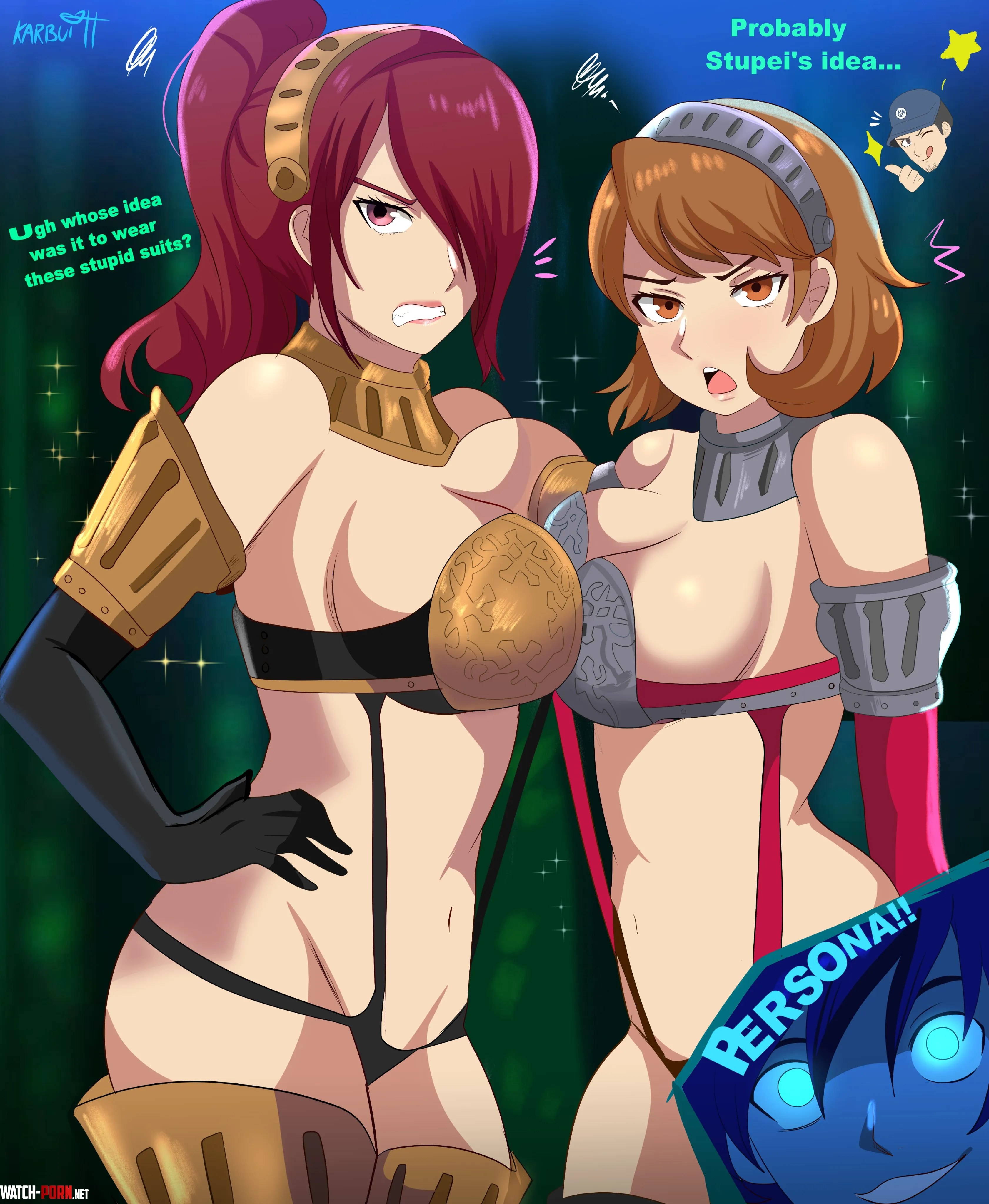 Mitsuru and Yukari [persona] by Terran117