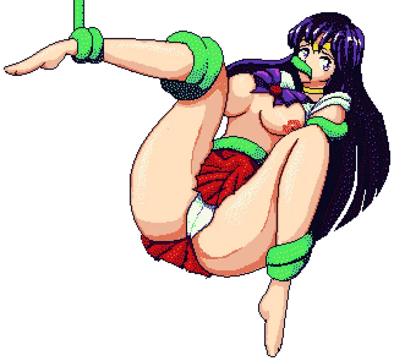Thumbnail Captivated by Pixel Art with Sailor Mars by Puzzleheaded_Car9748 | PixelArtNSFW