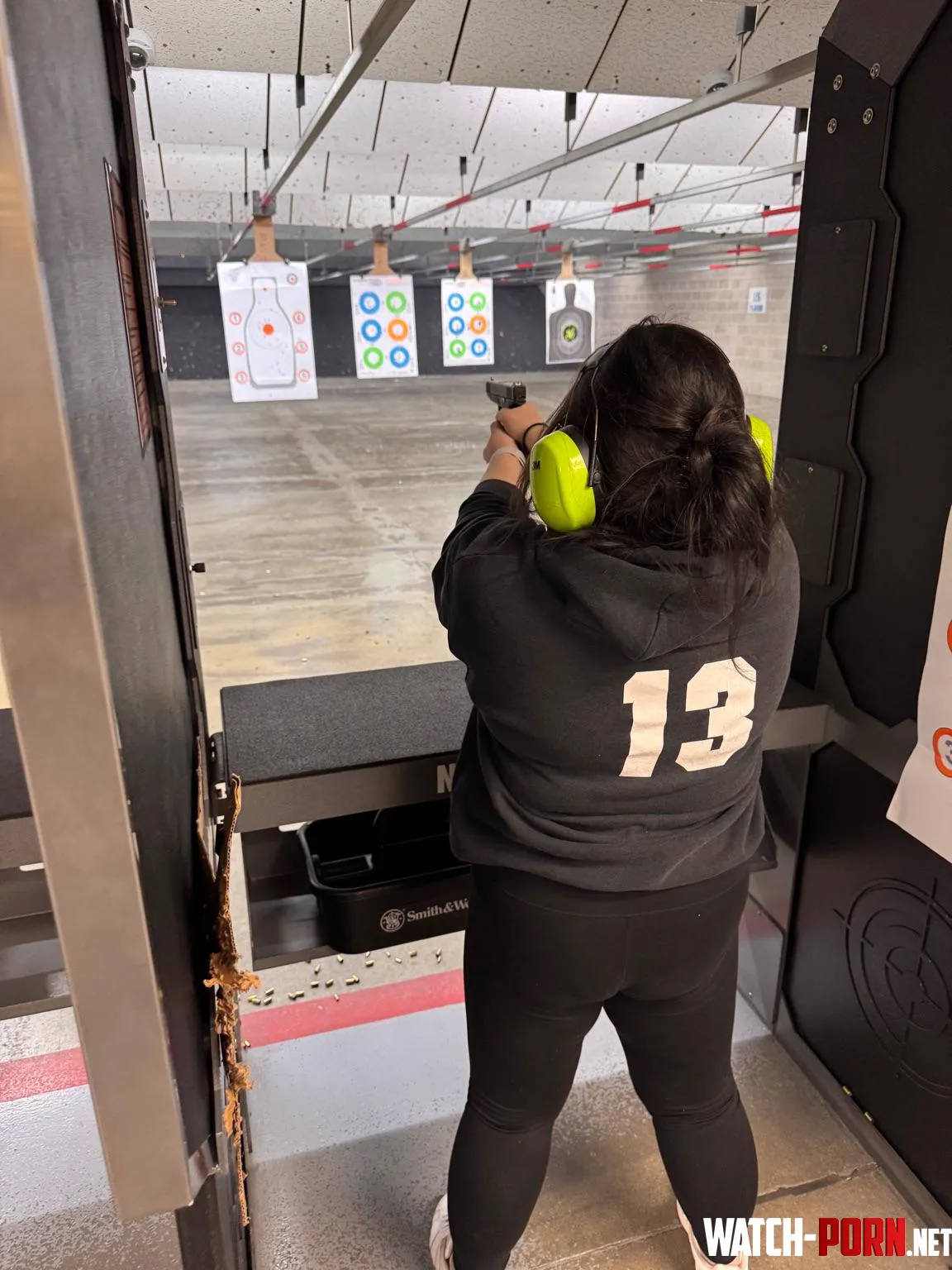 Not just a freak in the sheets but an ace at the range. Perfect way to spend Sunday is watching her shoot in yoga pants. Can’t wait to strip her clothes off at home and reward her for being a badass! by Spiciersushi