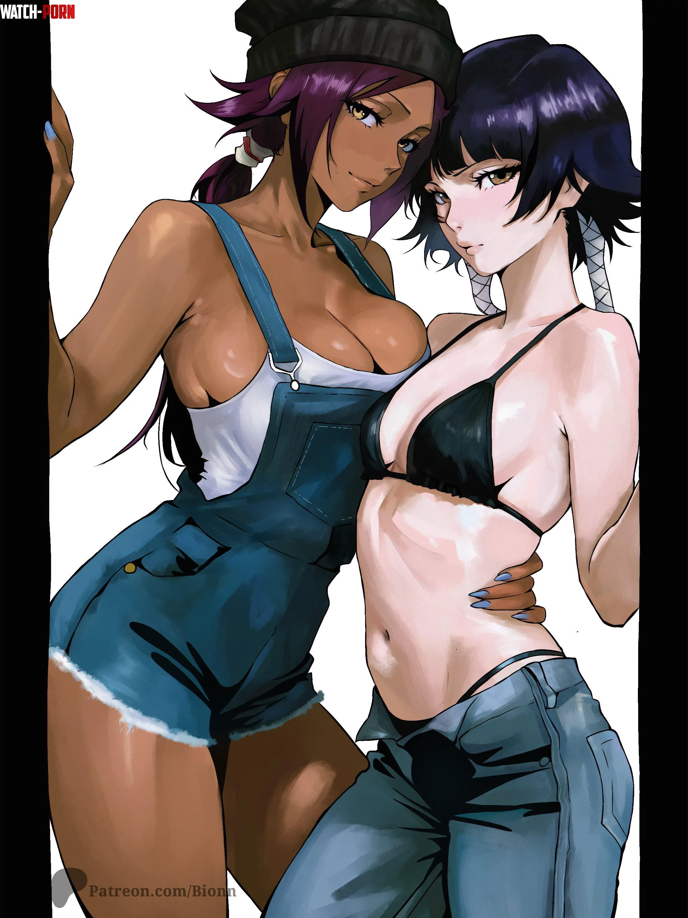 Yoruichi & Soifon (Insomniaboin) by Silent_Steak_9540