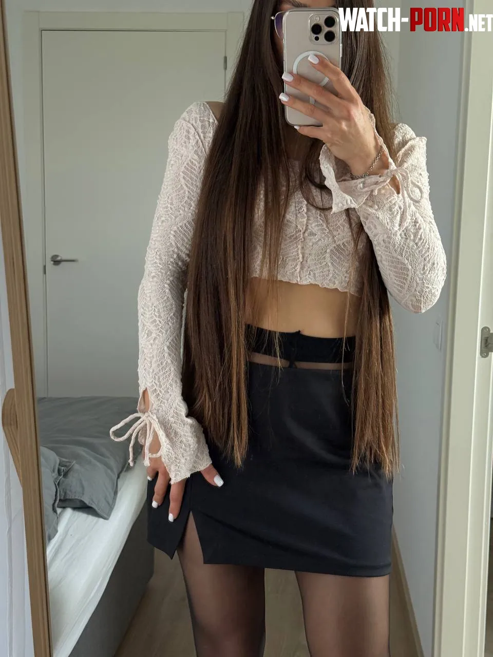 Do you approve of the length of this skirt, Chief? by Candy_Deyl