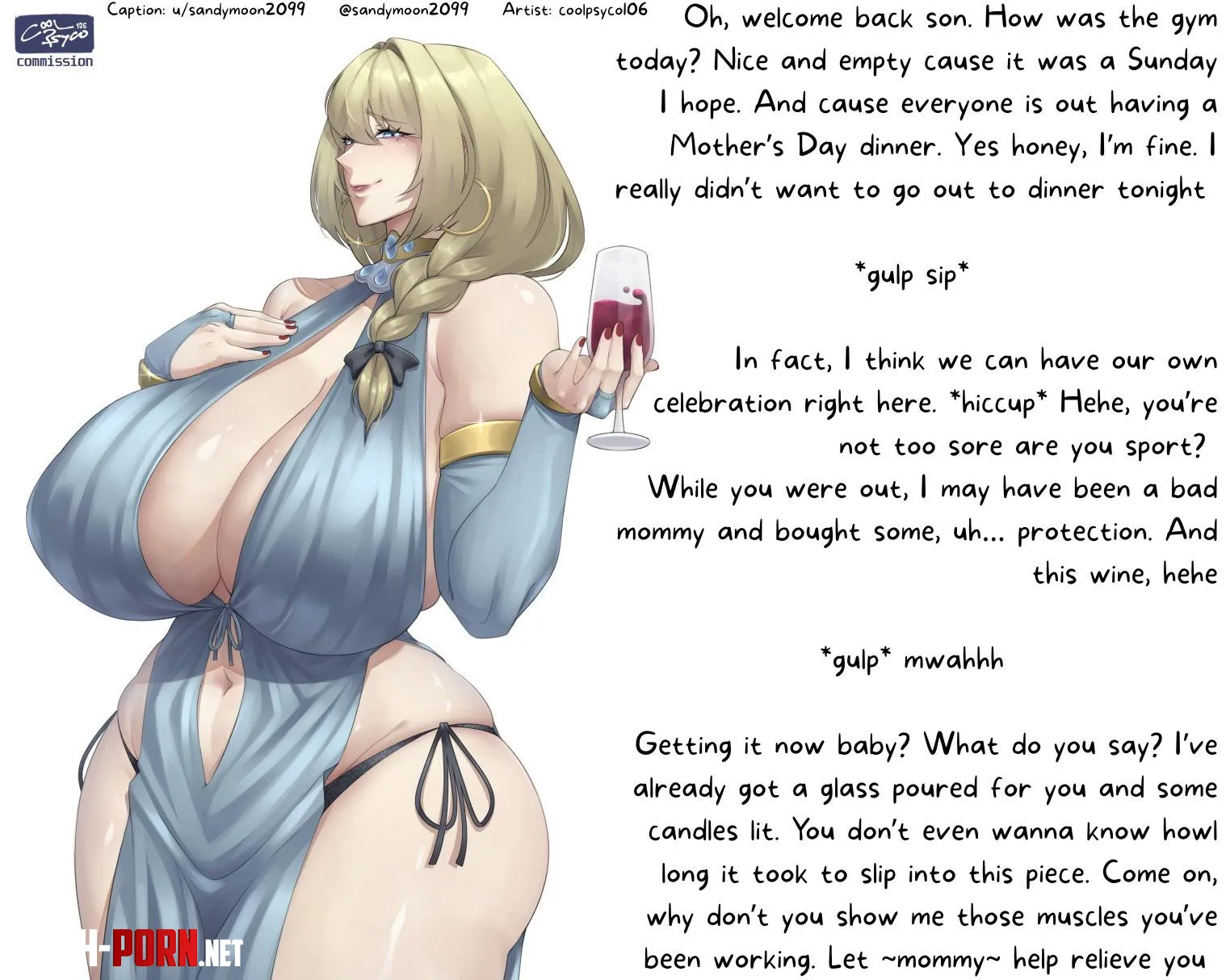Mother’s Day surprise from your tipsy mommy [incest] [drunk] [mother/son] [condom] [mothers day] Artist: coolpsycho106 by sandymoon2099