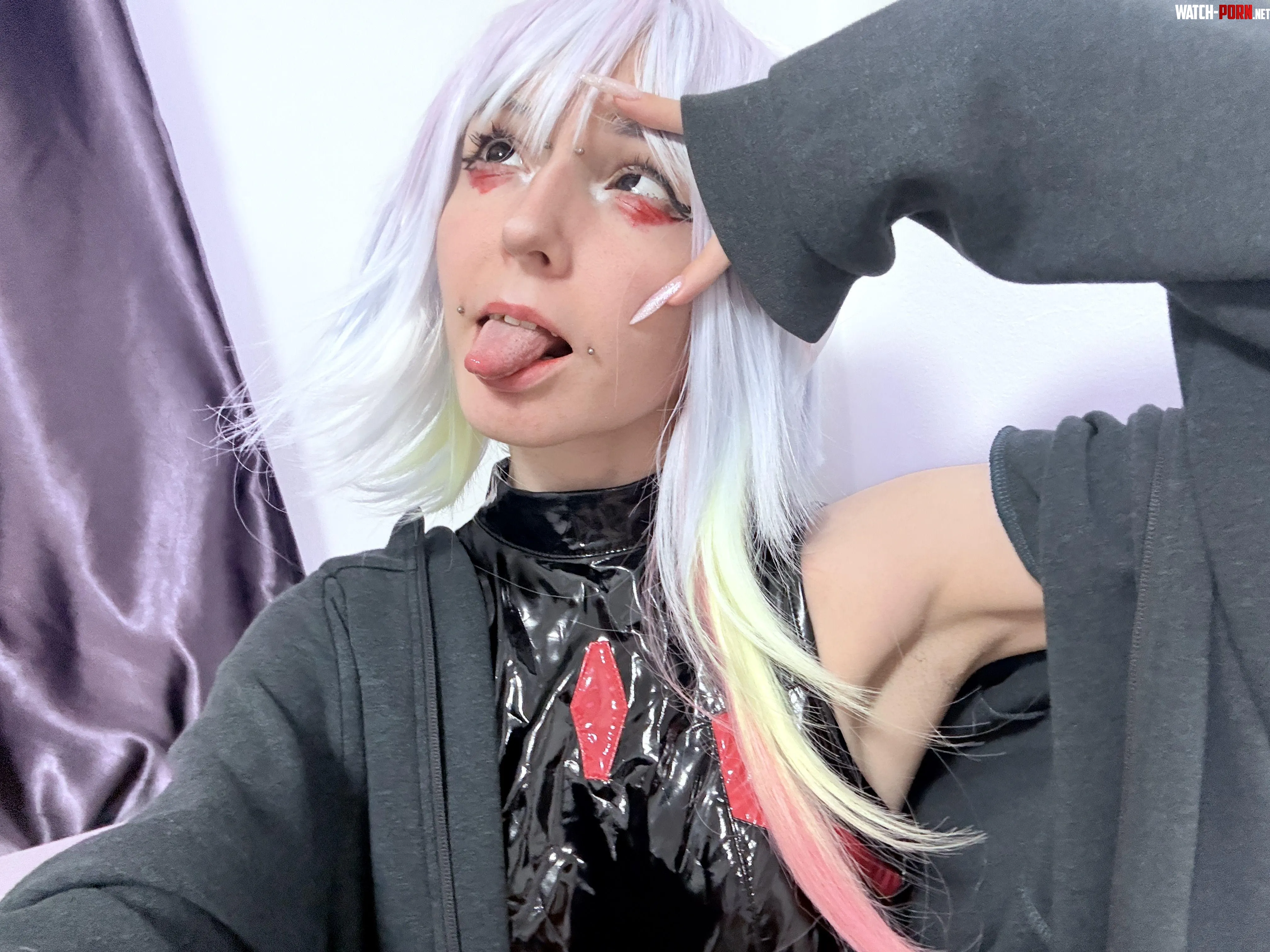 real ahegao by cyber girl by kawaiiipunk
