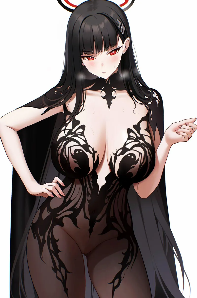 Thumbnail XSaviour_N Showcases Rio in Chronopattern Dress from Blue Archive