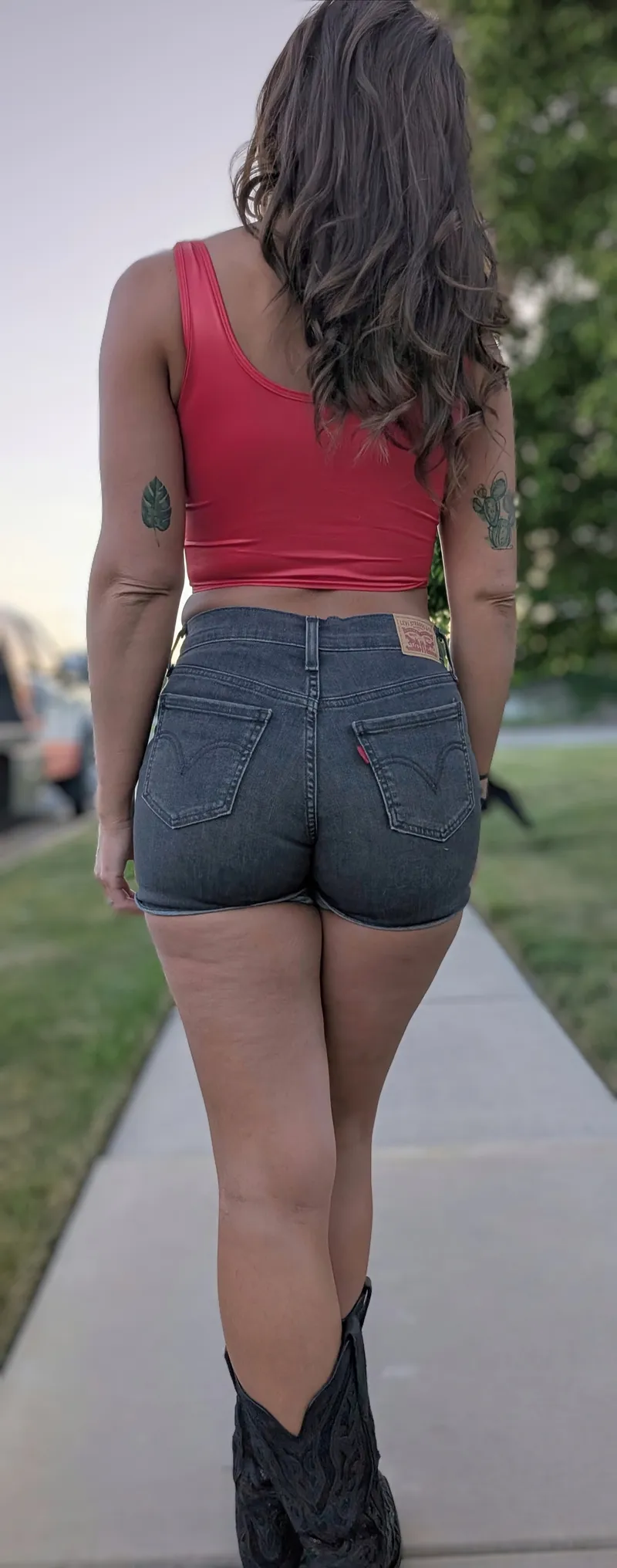 Thumbnail Admiring Tight Shorts Strides by Author MollyRaeHash