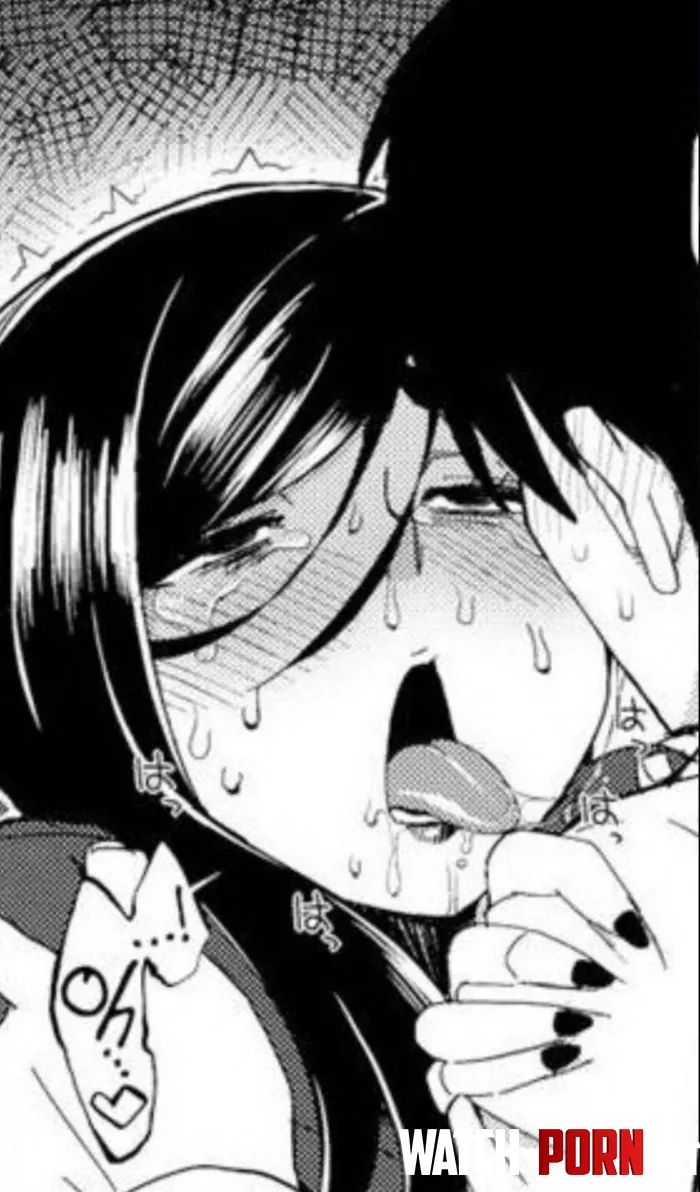 LF Mono source: Ahegao, sweat, blushing, black hair, 