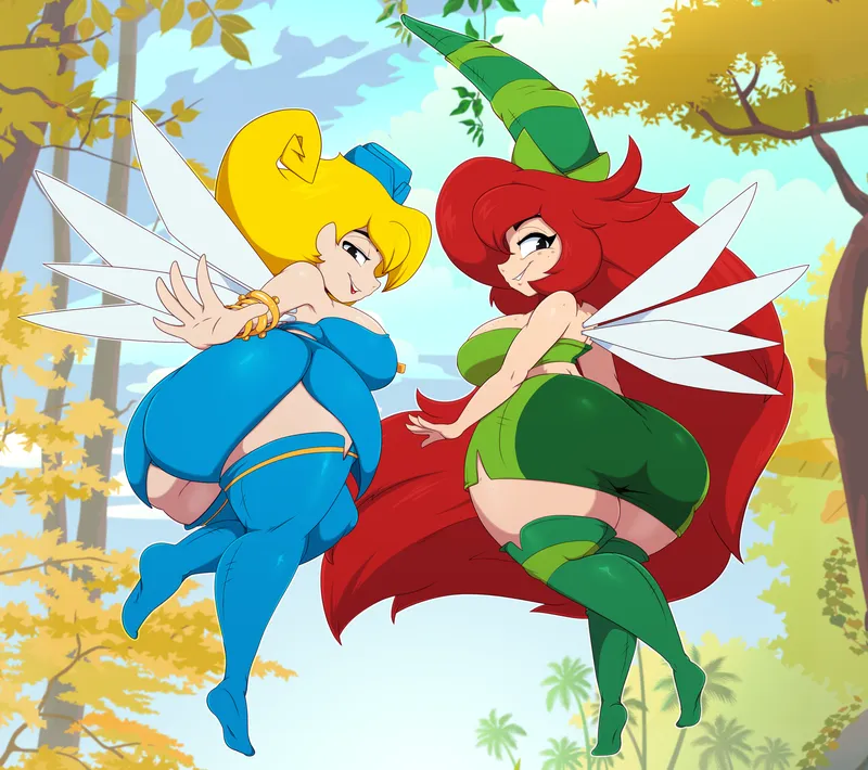 Thumbnail Enchanted Realms: Fairies in Nature by LafterMastr | AnimeBooty