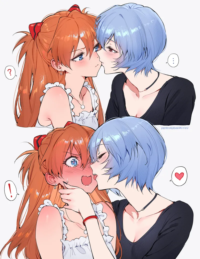 Thumbnail Explore the Passion: Asuka x Rei by xSaviour_N in Yuri Category