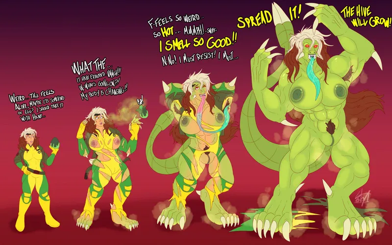 Thumbnail EdsoMez's Rogue Joins the Hive Transformation: F Human becomes F Alien