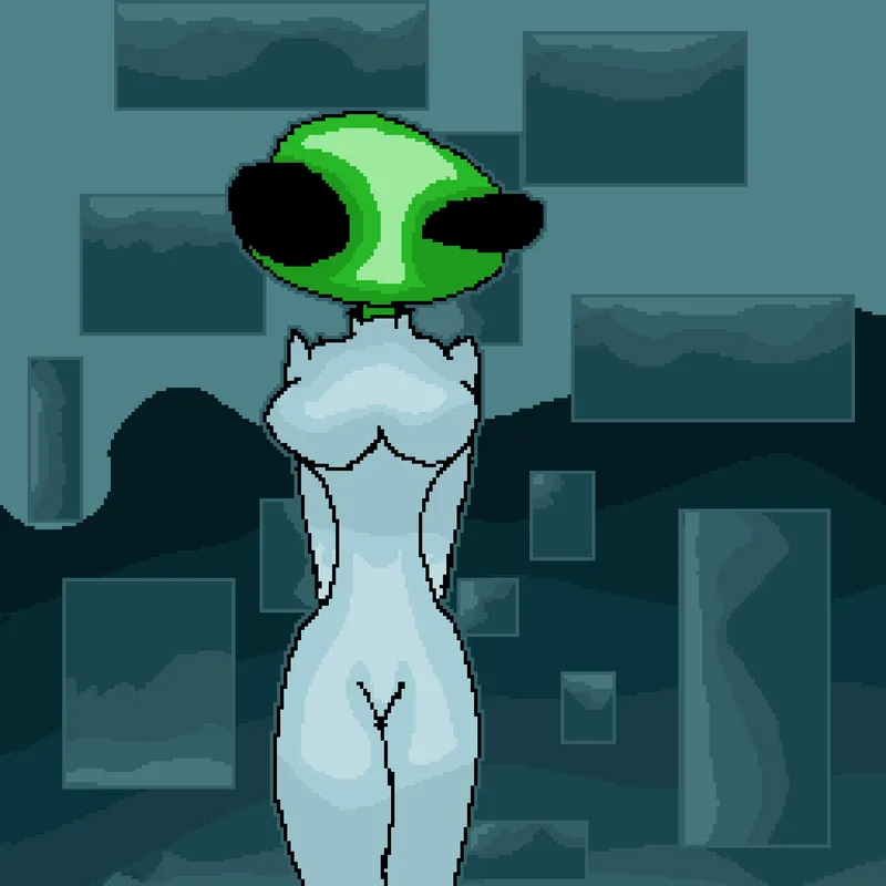 Thumbnail Futuristic Aliens in Pixel Art: A Unique Creation by Big-Tune9944 | PixelArtNSFW