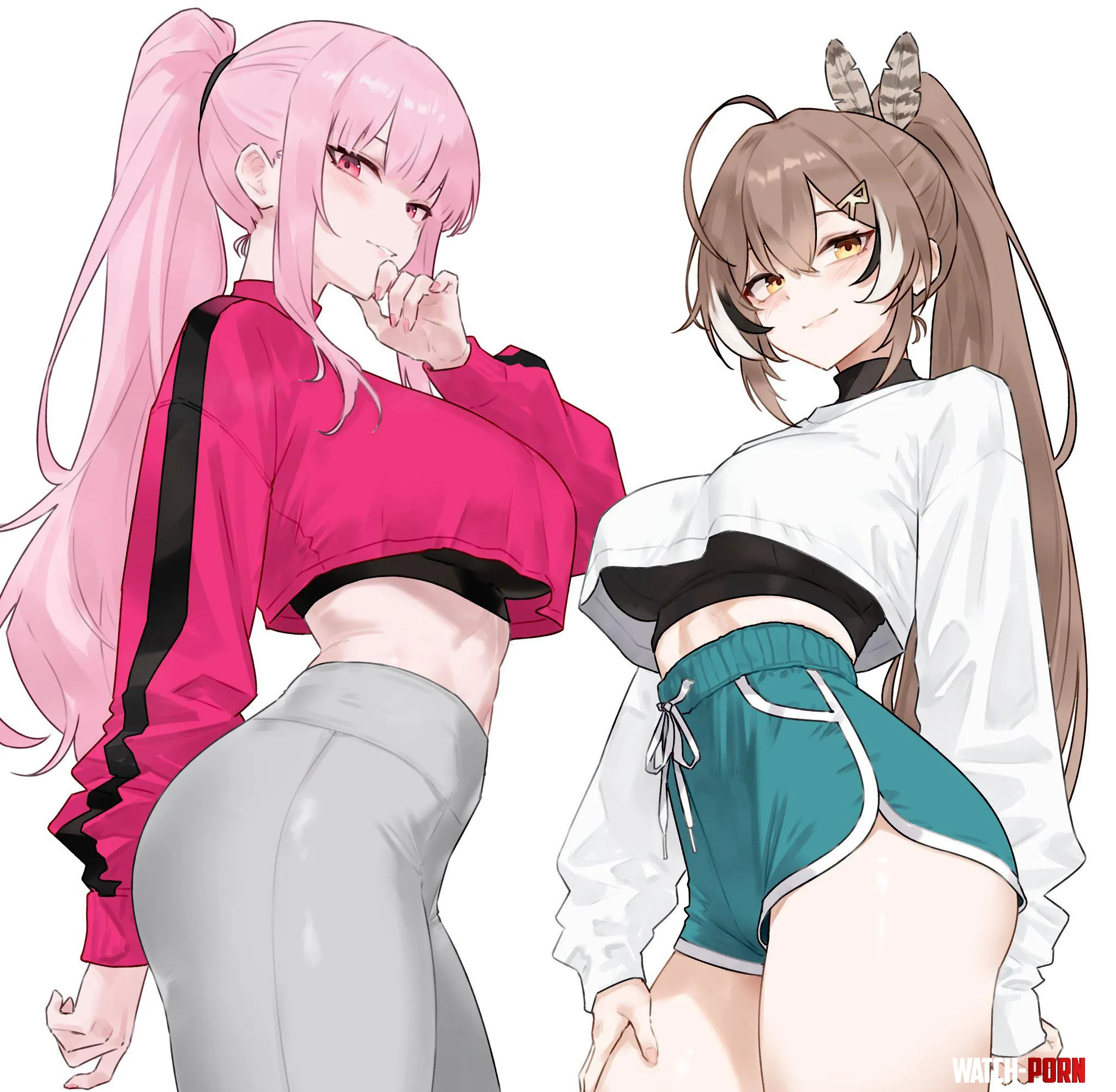 Team Shorts or Team Leggings? [Hololive] by A_MASSIVE_PERVERT