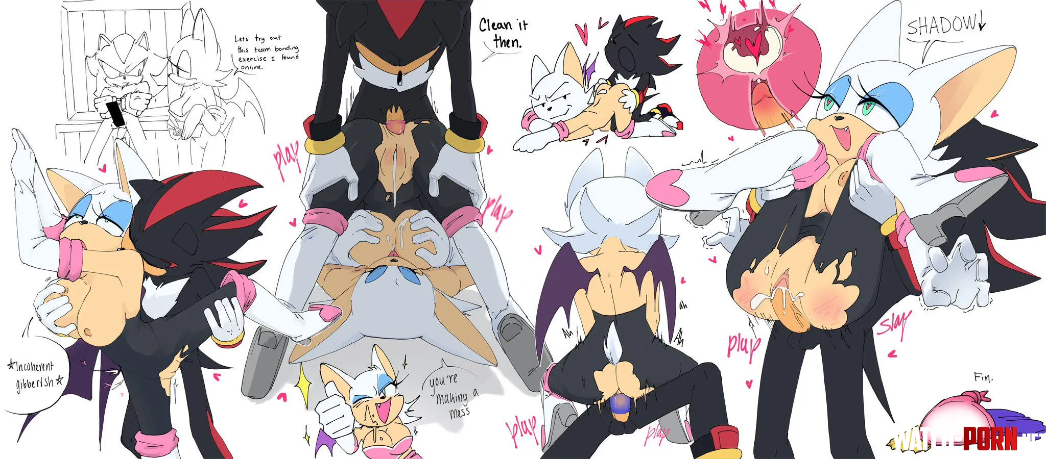 Shadow and Rouge going at it all night long [No1ShadowStan] by CalloftheWild69