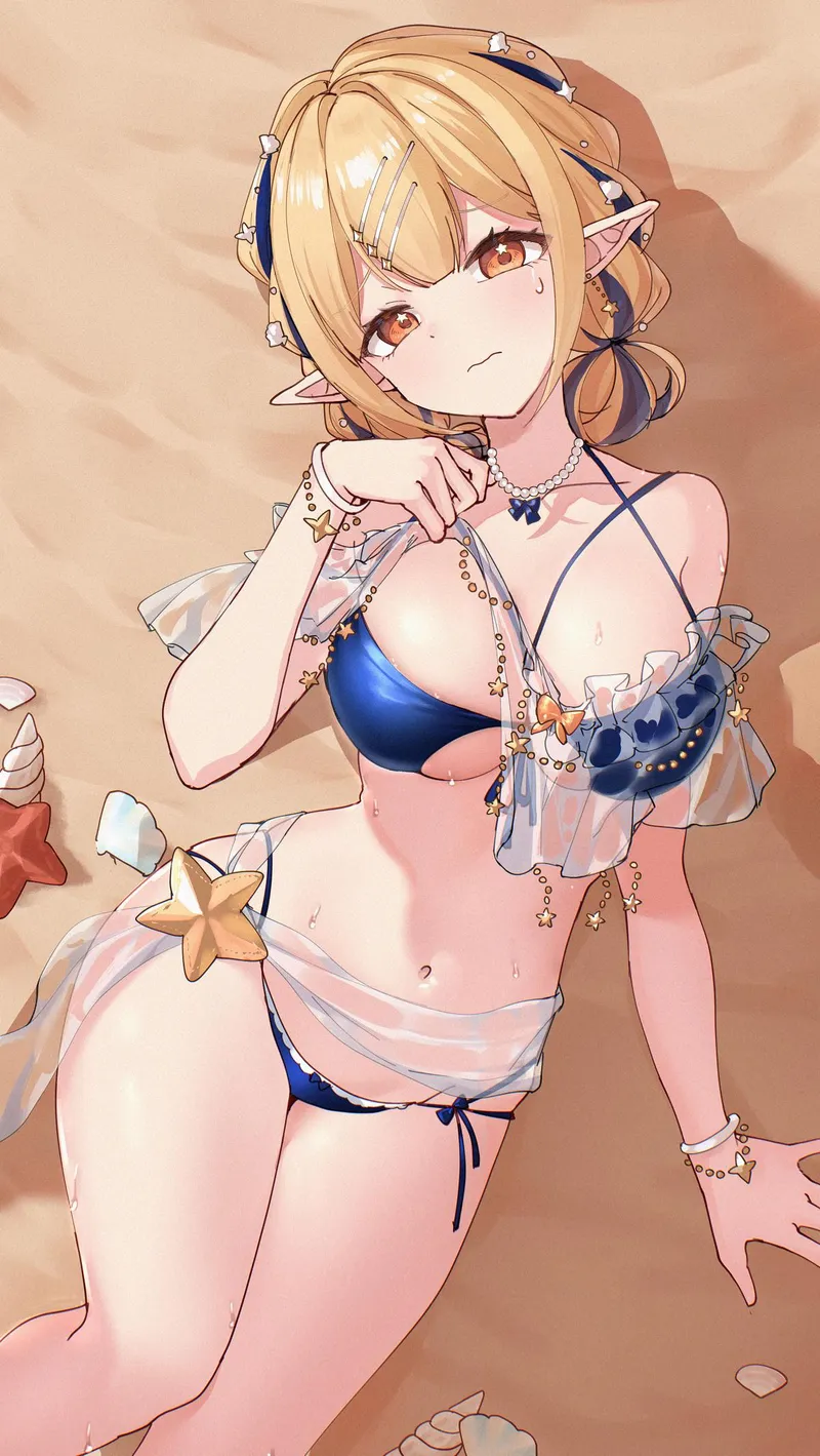Thumbnail Experience the Elegance of an Elf in a Fancy Swimsuit by marxsander2016