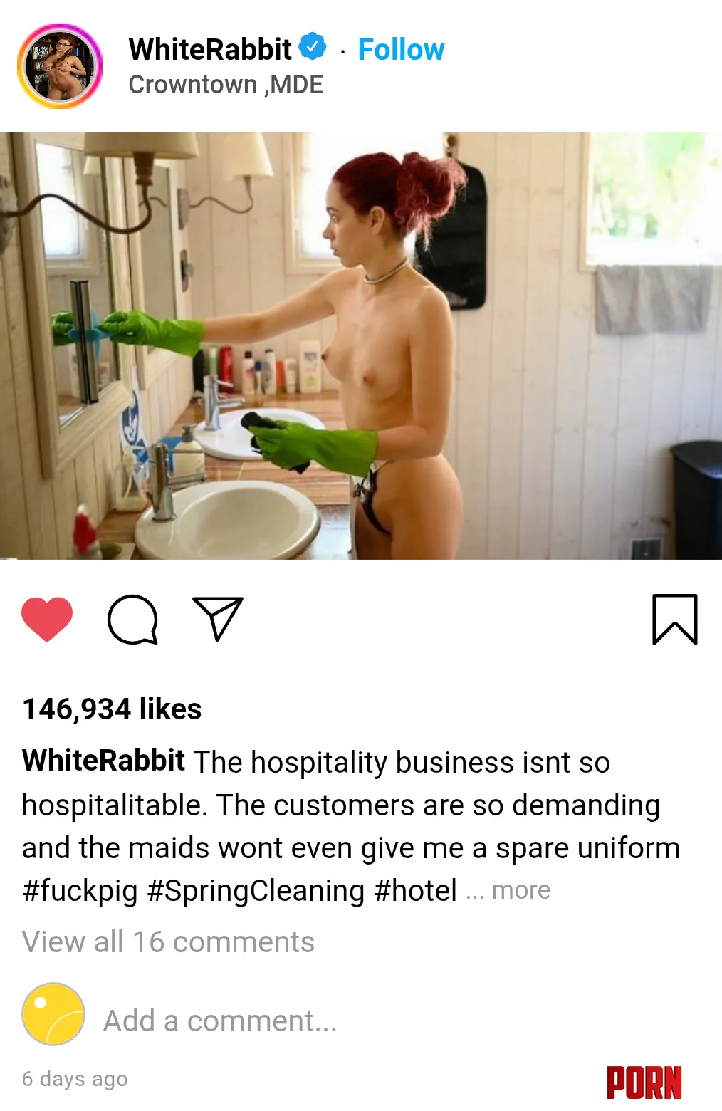 [ Cuntstagram] And they say I live in a pig sty by UnsualAlice
