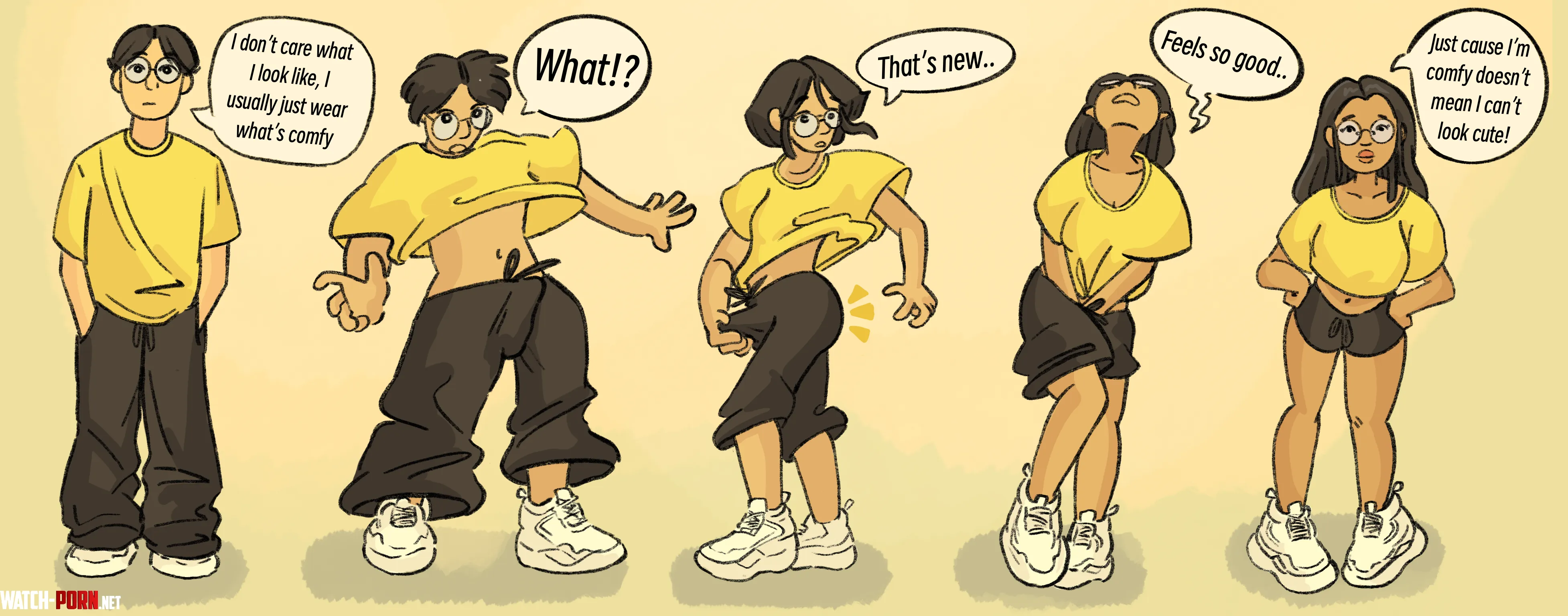 Comfy Clothes - TGTF Sequence by me by alec_francis_art