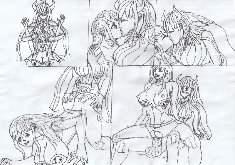 Thumbnail Combining Nami x Ulti: A Visual Treat by Raptor51island | funpiece