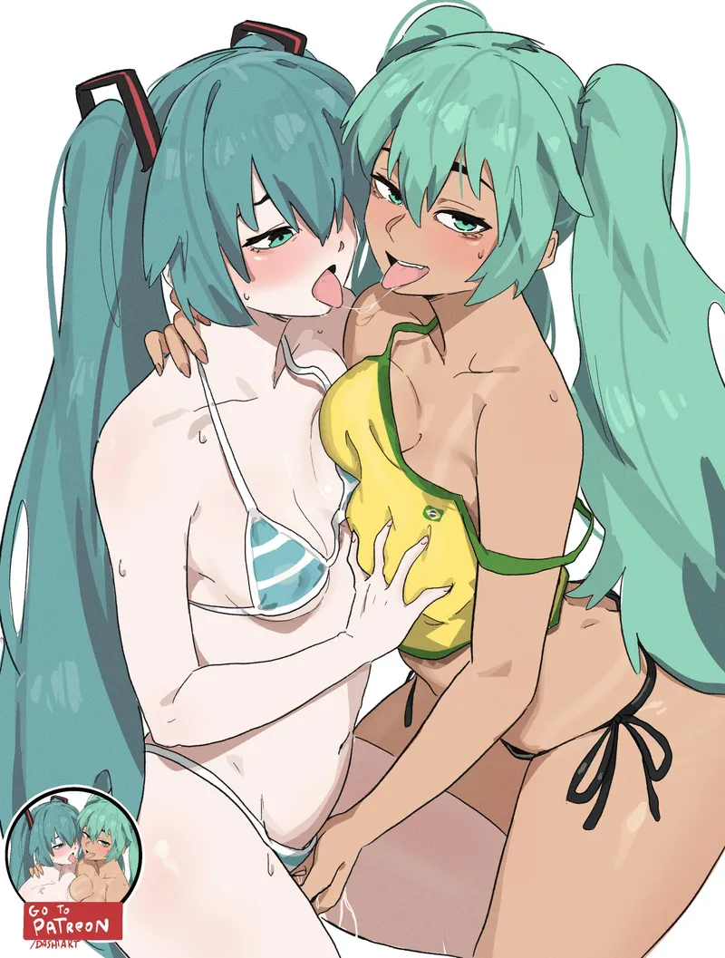 Thumbnail Silent_Steak_9540's Miku Kiss: Vocaloid Yuri Highlight