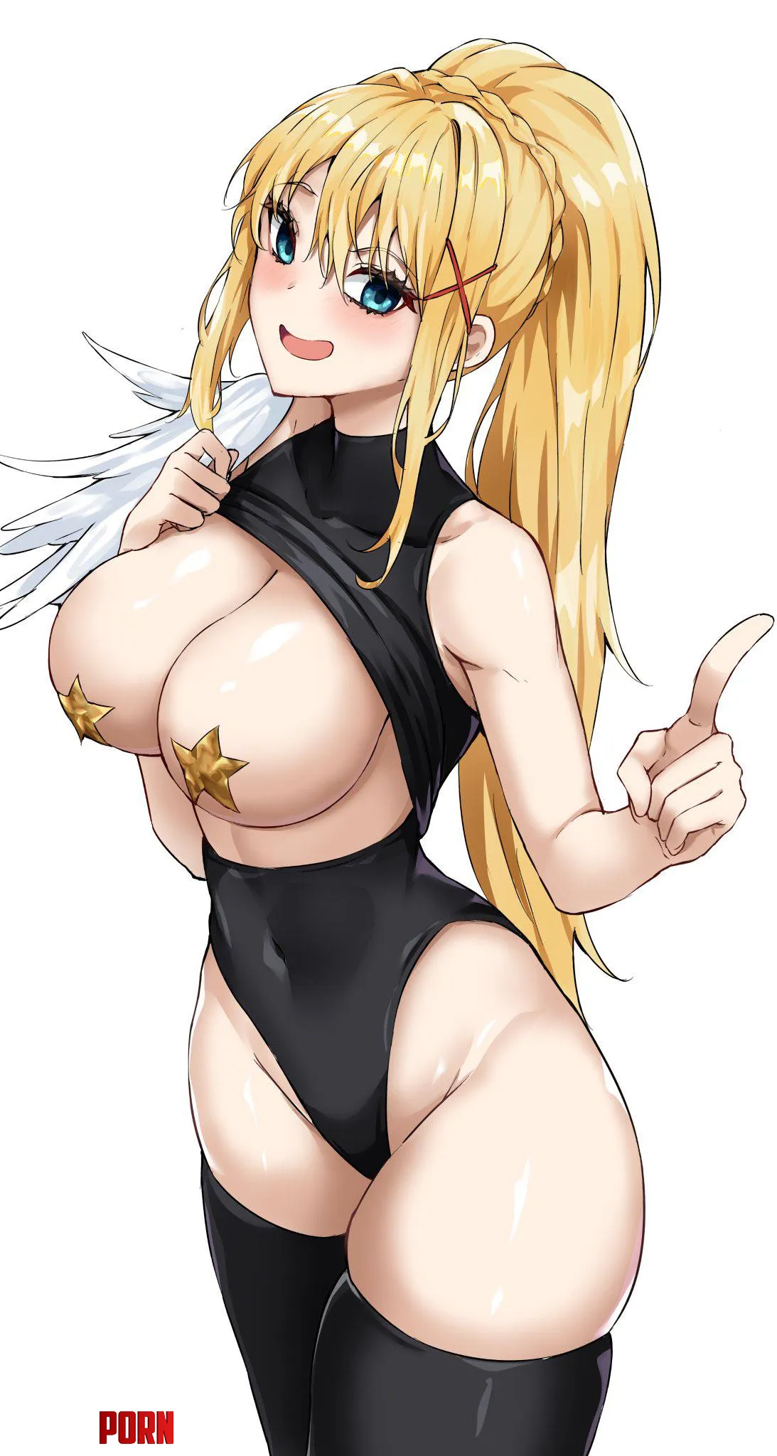 Darkness Shirt Lift (Rinse 7) by A_MASSIVE_PERVERT