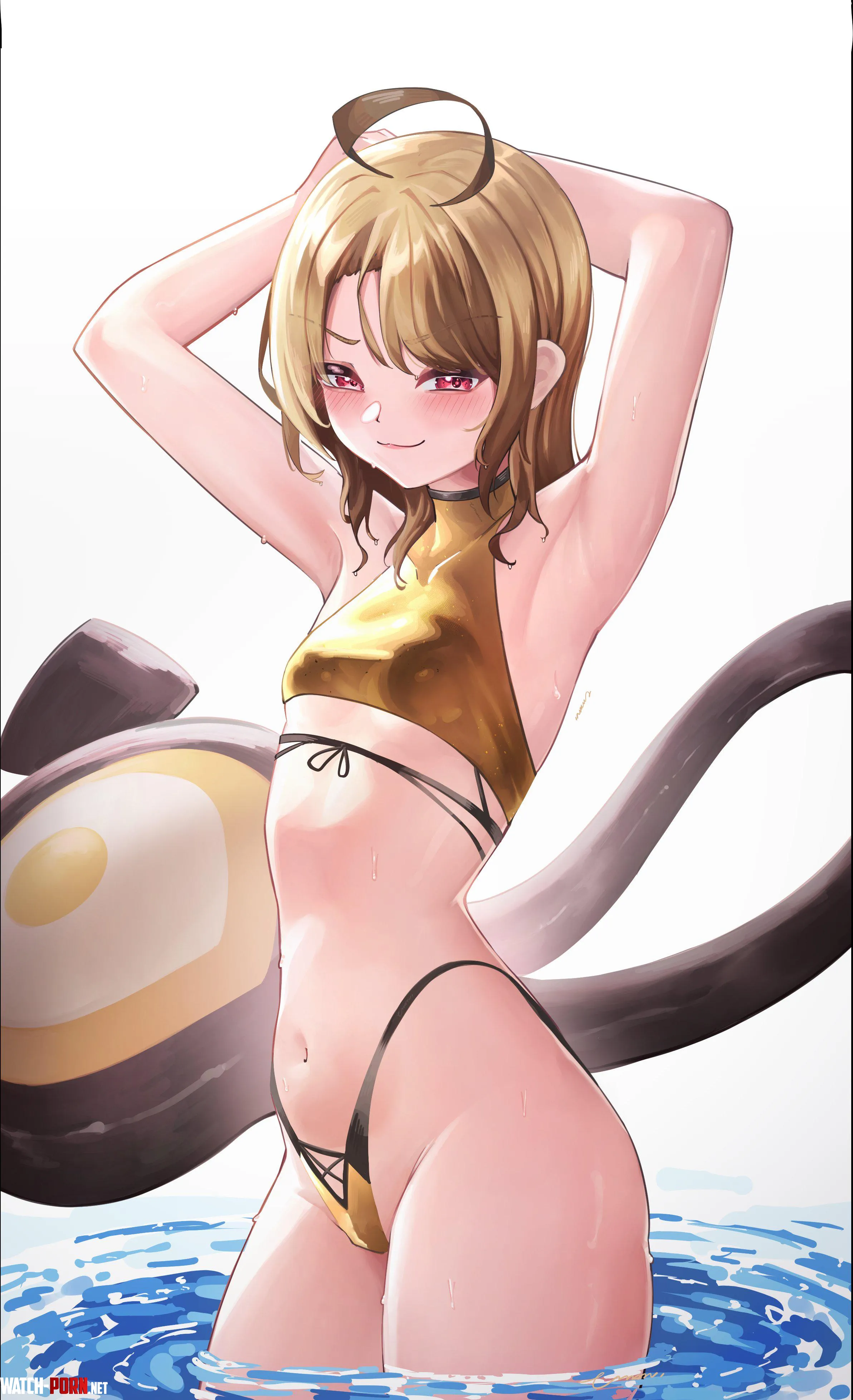 Hair Down Gigi [Hololive] by A_MASSIVE_PERVERT