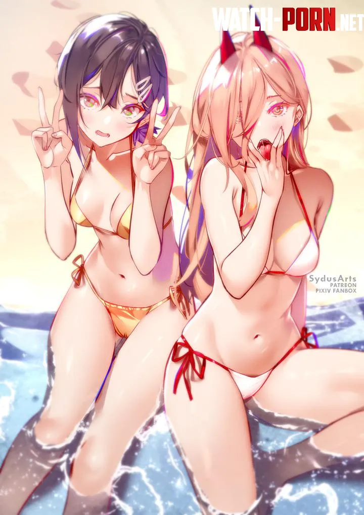 Cuties at the beach by Wattatopz