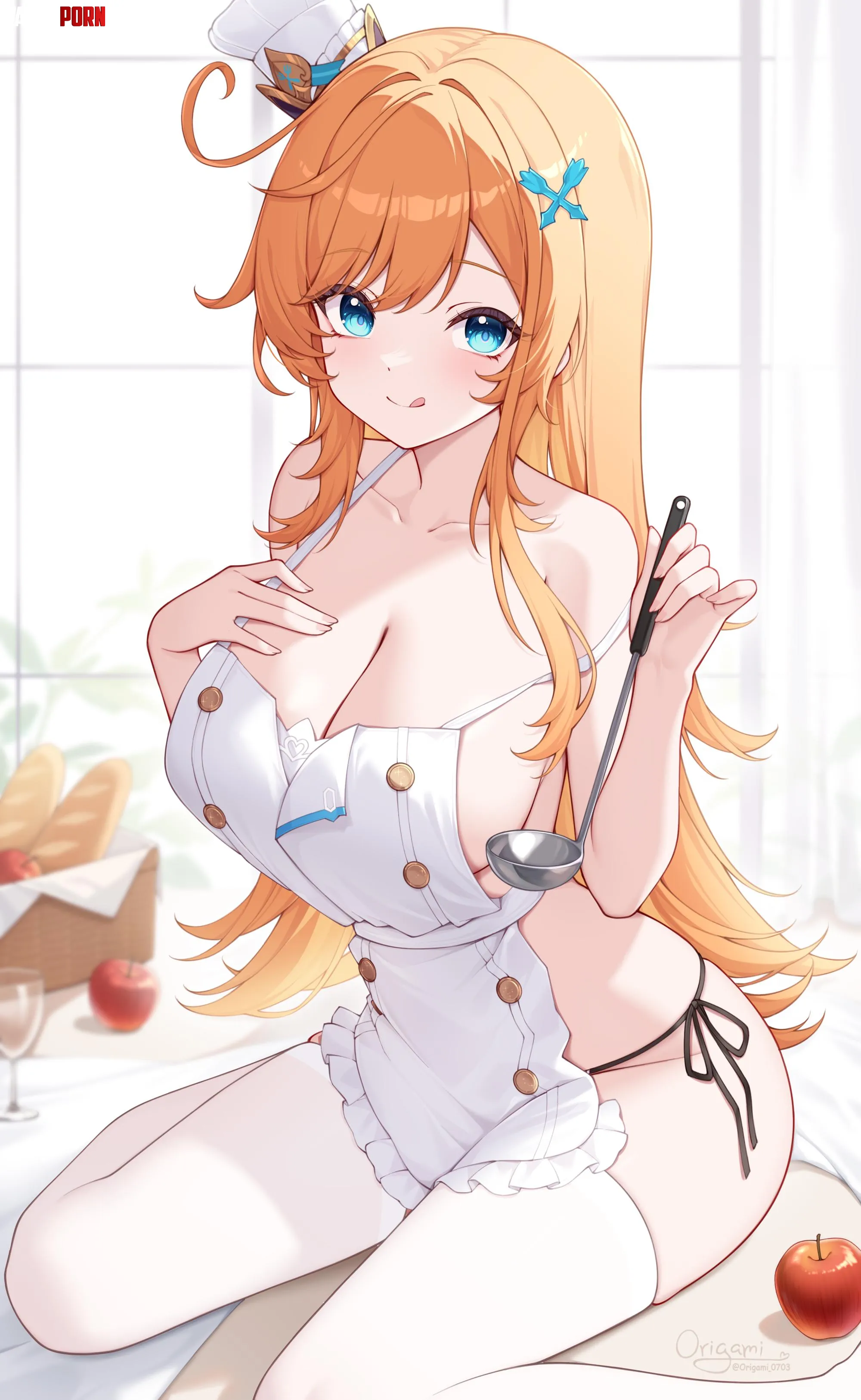 Sexy apron [Genshin Impact] by destinyherowolf