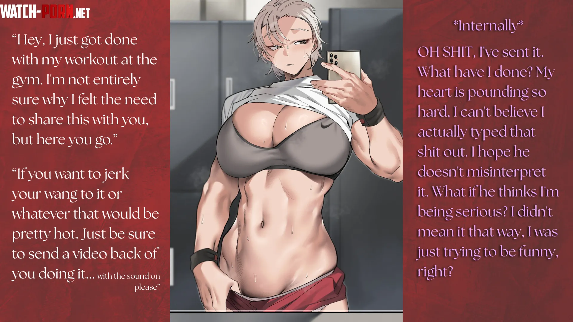 A Tomboys Unexpected Sext [Tomboy] [Flirting] [Wholesome] [No sex] art by urec_6350 on X by RatGates