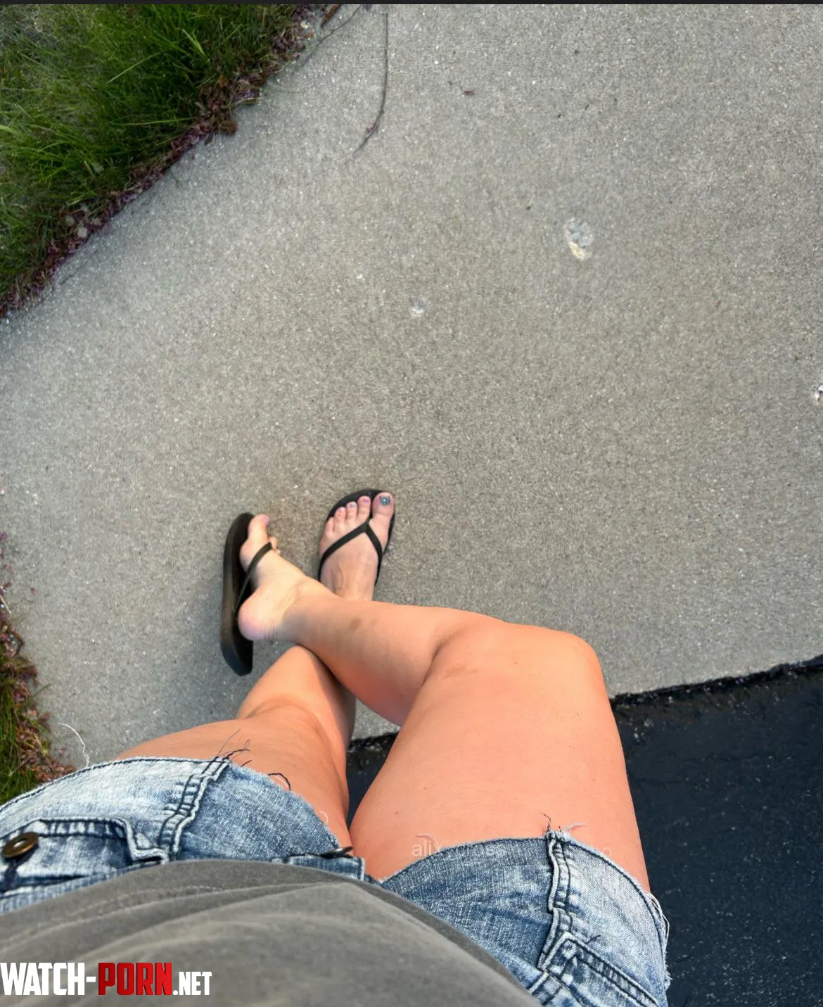 Showing off my long tan legs in public by alix_cross