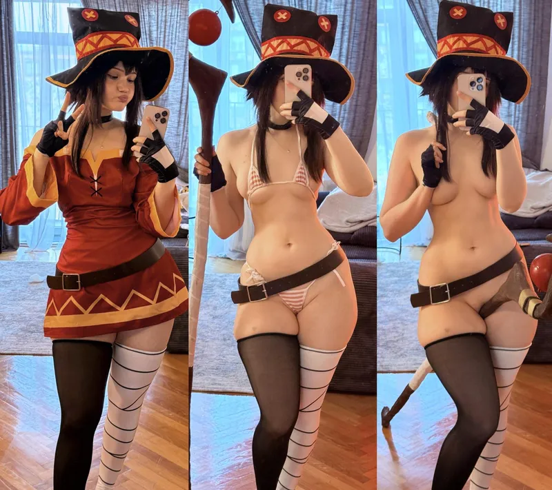 Thumbnail rule34: Sensual Rendering of Megumin - Author: Neyrodesu