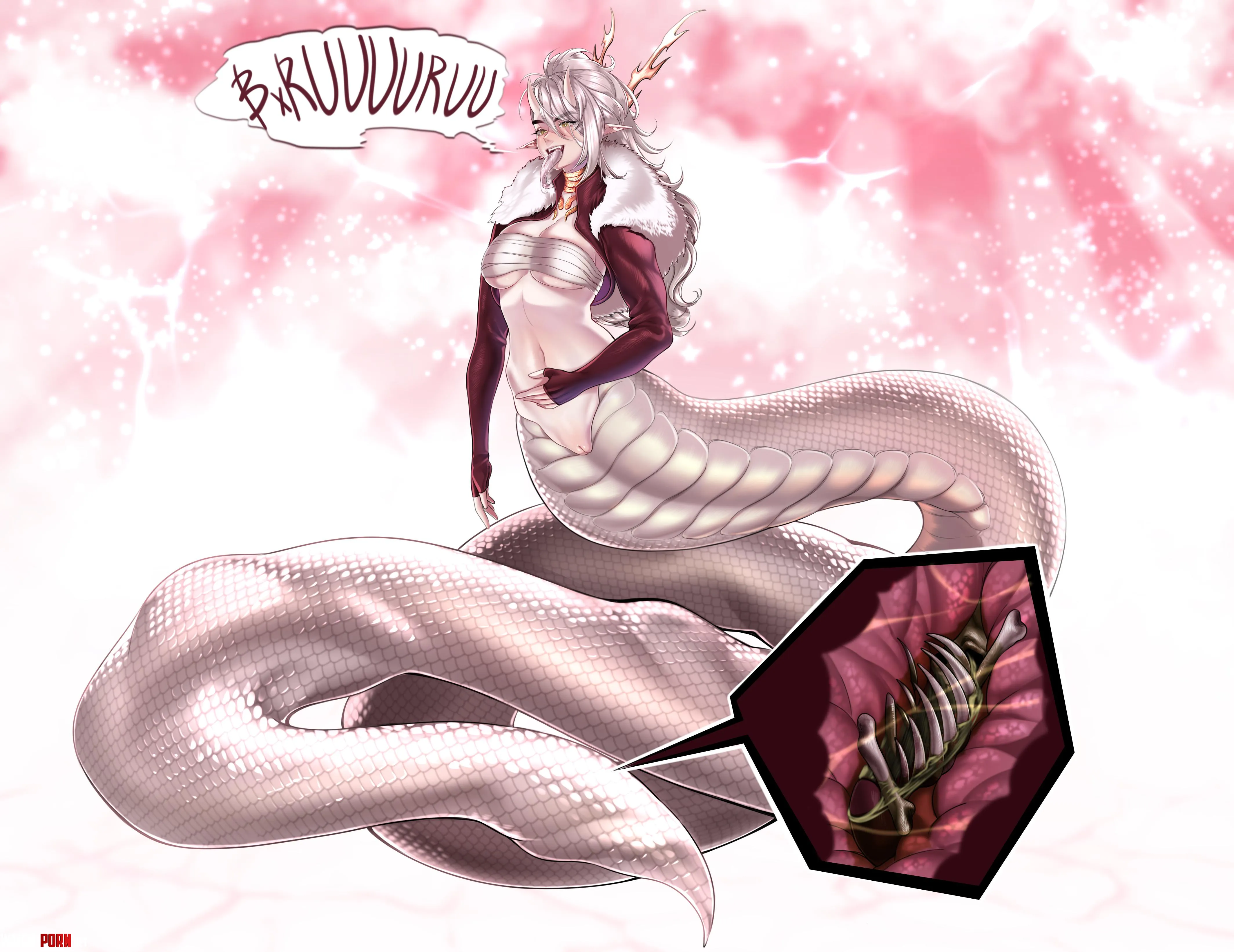 {image} Synrhai after digesting her meal (drawn by SymposiArch) by OtsutsukiOdashiki