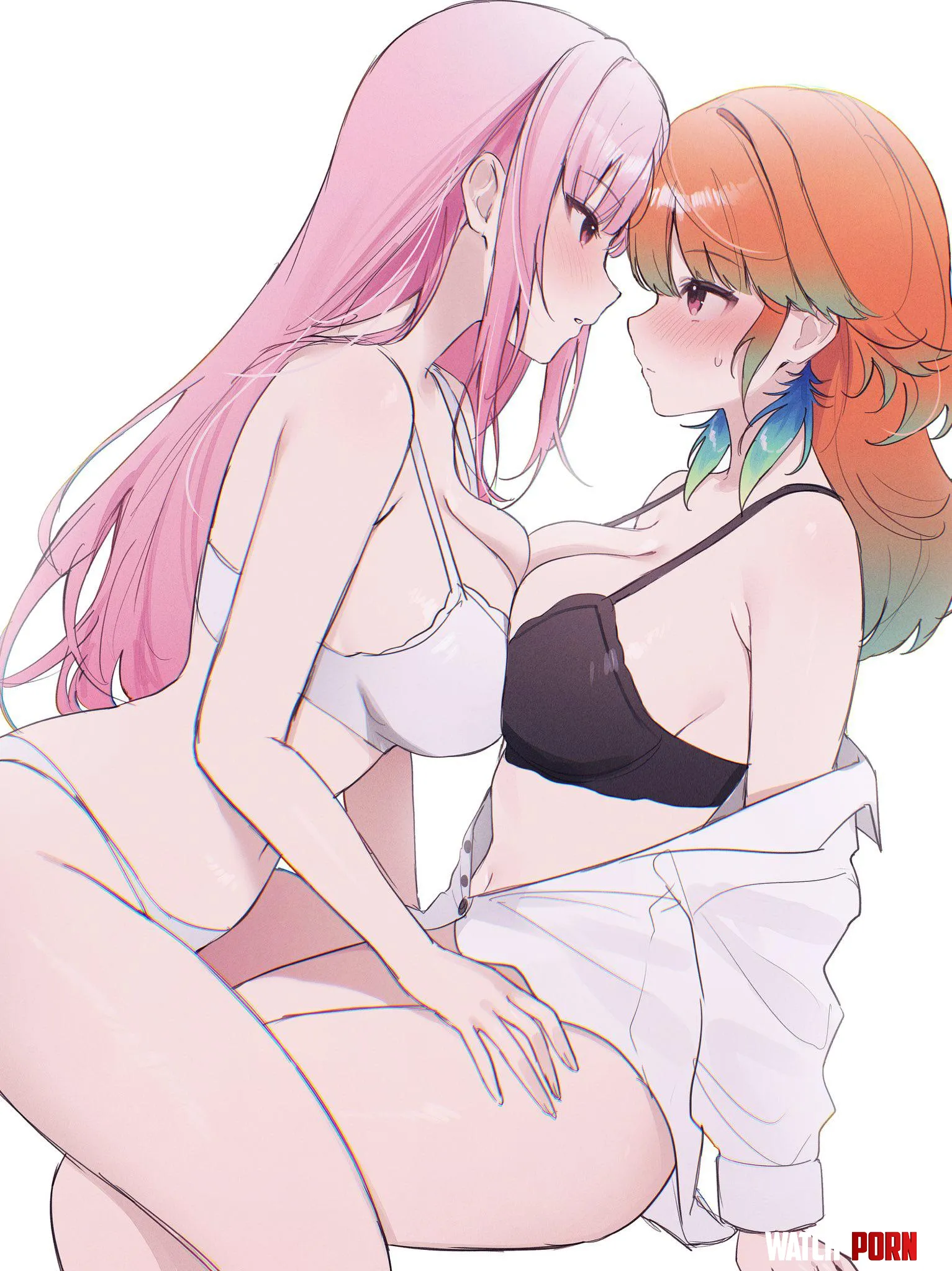 Calli & Kiara in underwear [Hololive] by Silent_Steak_9540