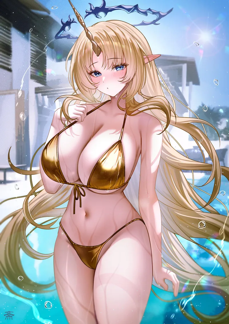 Thumbnail Sensual Soak: Fleurdelys Ignites Passion by elegantloveglimmer | ecchi