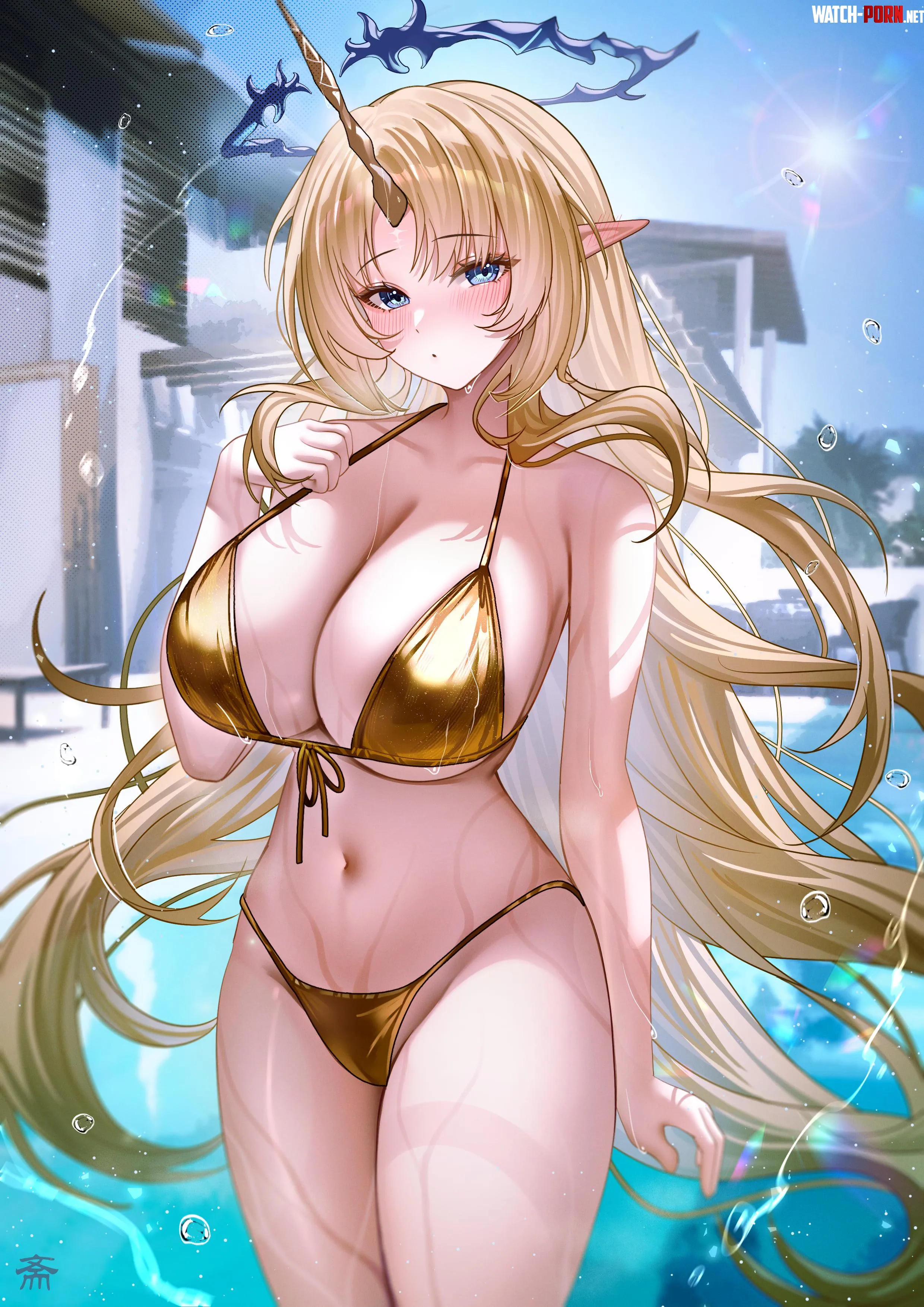 Fleurdelys soaked (碳酸 / szmmm303) [Wuthering Waves] by elegantloveglimmer