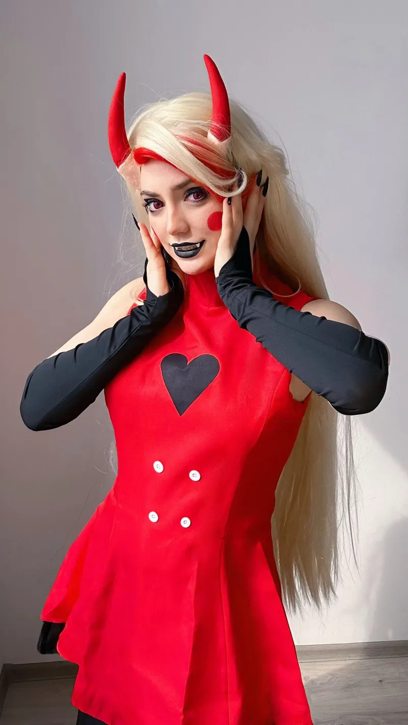 Thumbnail xfleurxxy - cosplaygirls: Channeling Charlie Morningstar from Hazbin Hotel - Fleurxy's Craftsmanship