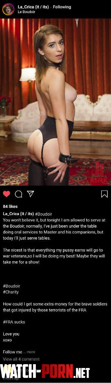 (cuntagram) - @la_crica - Fundraising at Le Boudoir by Alakabazan
