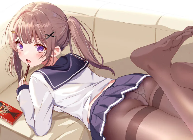Thumbnail Sensual Panties Under Pantyhose by ANormalWhovian