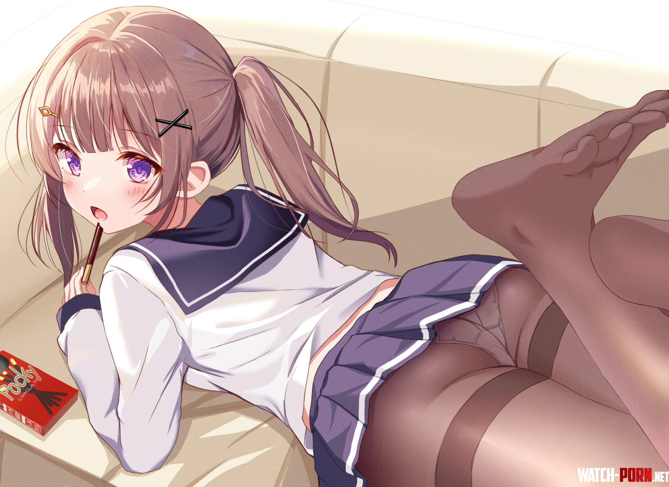 Panties Under Pantyhose by 咲楽みりん by ANormalWhovian