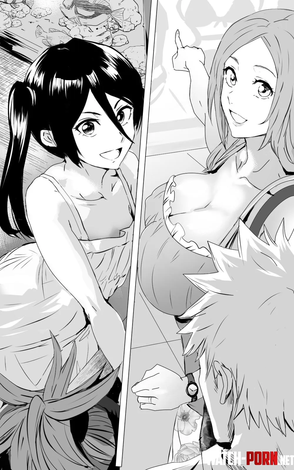 Rukia and Orihime by BaeberFSN