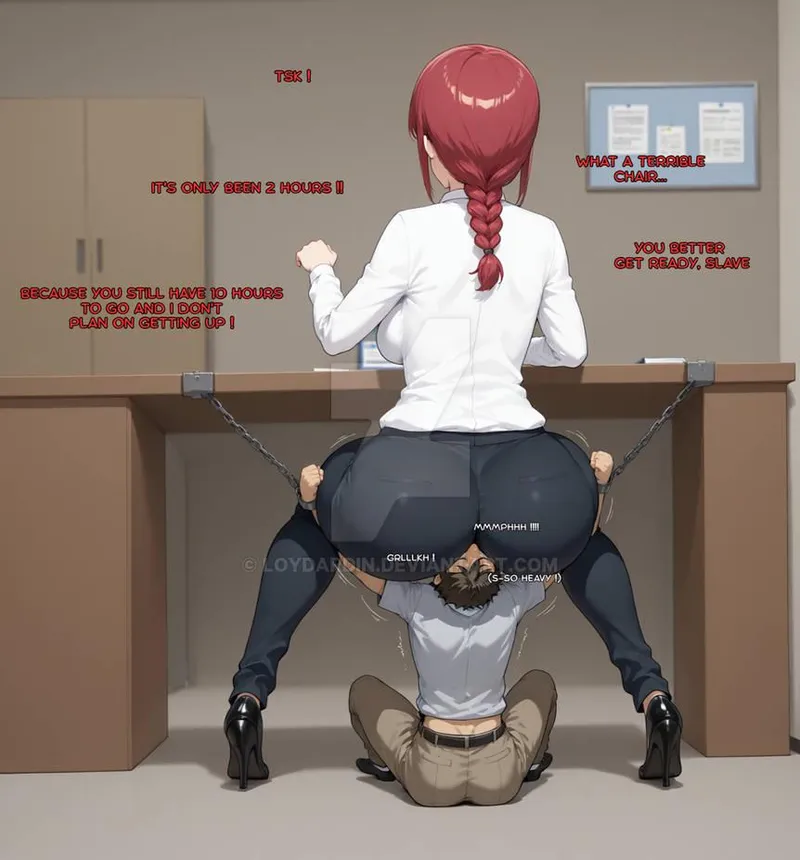Thumbnail Makima's Office Chair: A Unique Bondage Experience