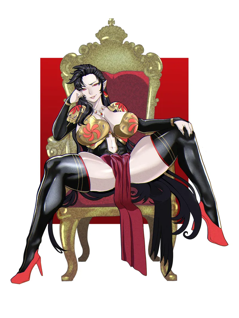 Thumbnail compound_xsecret Reveals the Dark Allure of Vampire Milf oc in AnimeMILFS