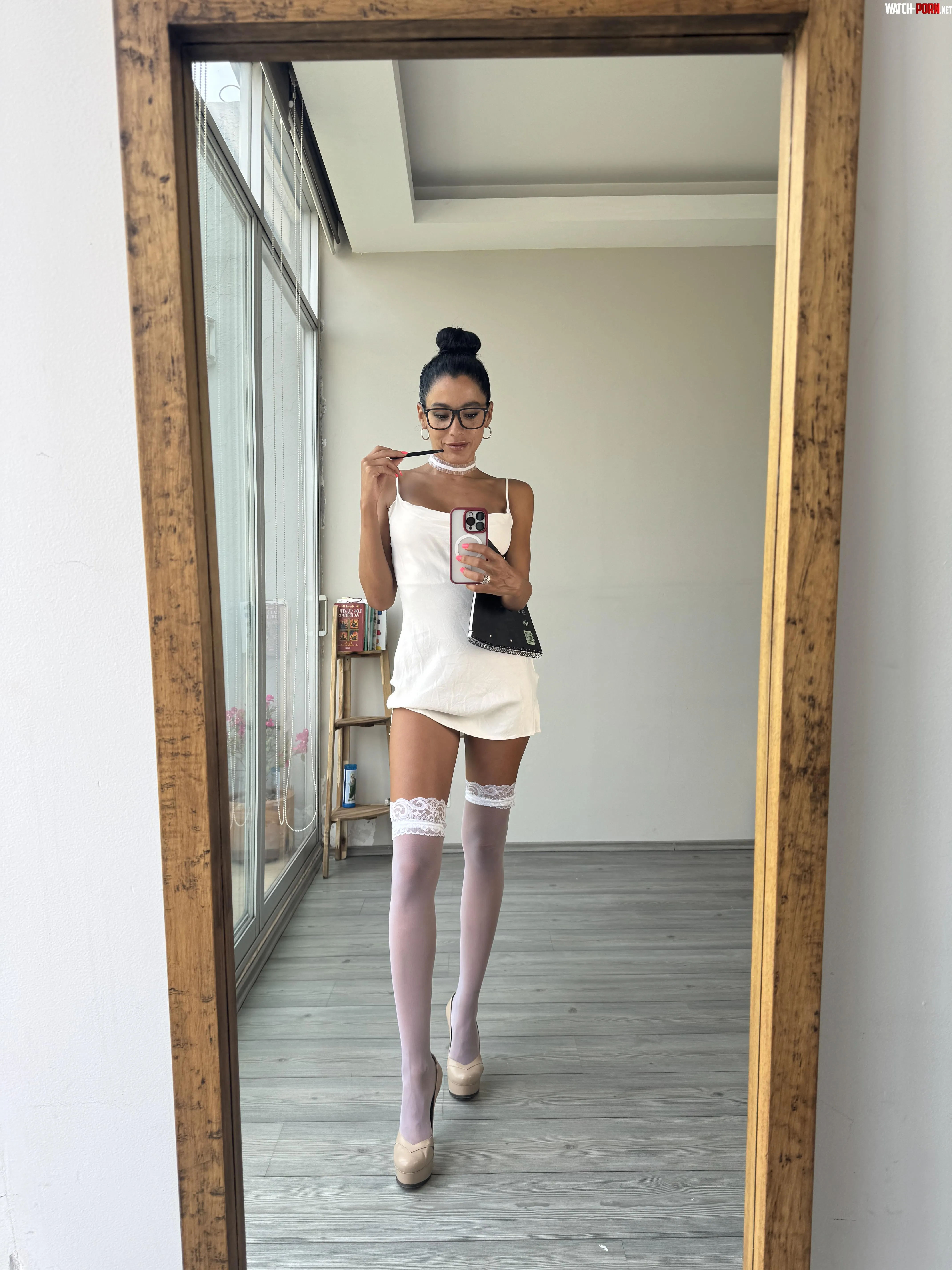 Thought i'd go all white for the office today by BrownAshXO