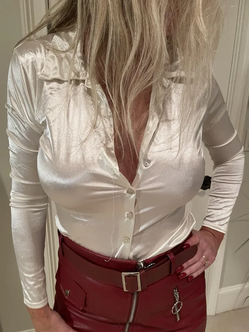 Thumbnail Sensuous Satin Sans Bra: A Luxurious Experience | My_Hotwife_Journey | Braless Category