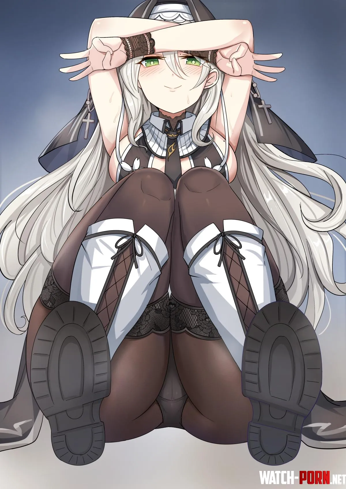 Nun Tries the Cat Meme [Original] by AluminiumGnat