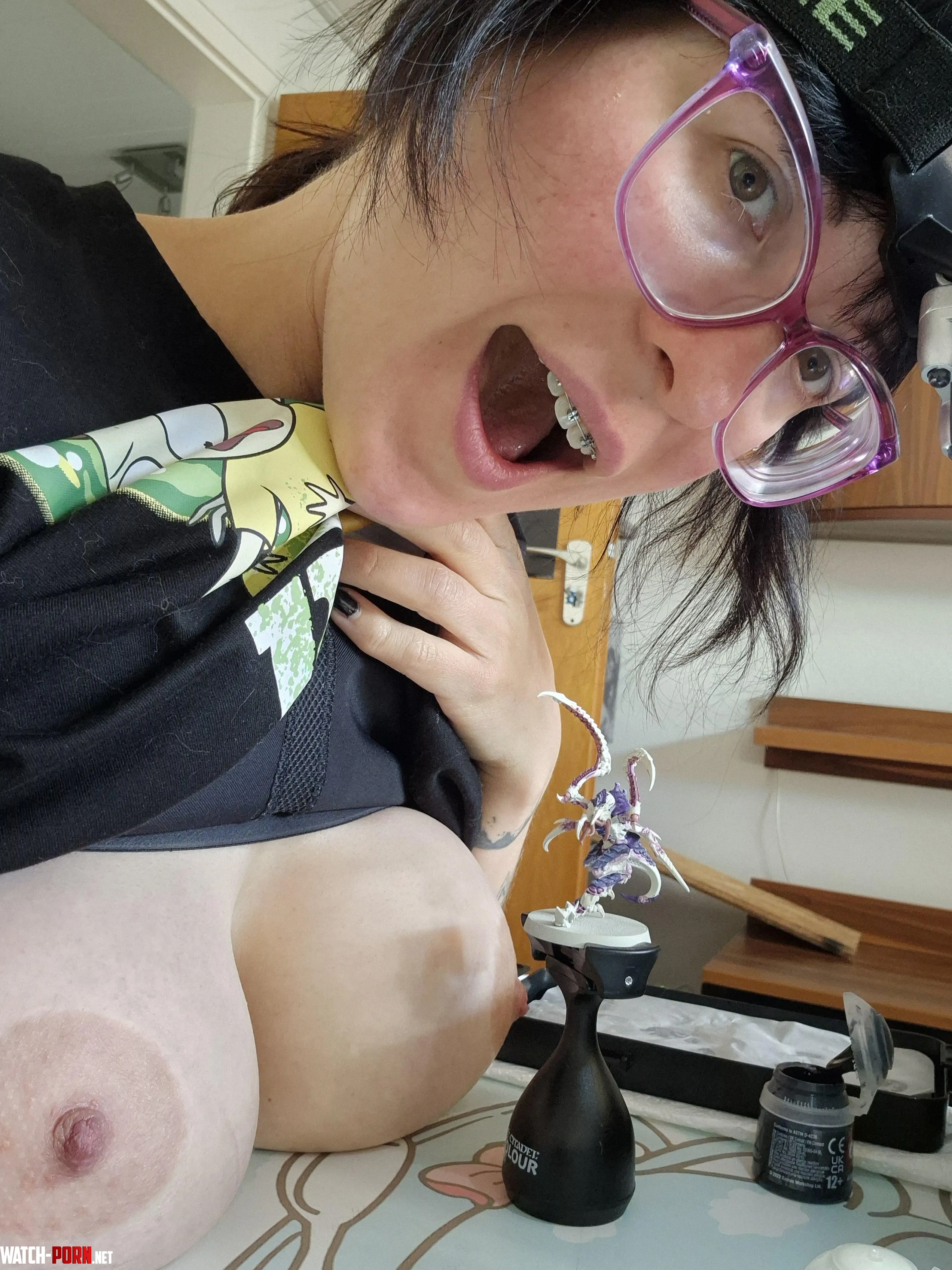 Painting is so much fun even If Im not good at painting tyranides [F] by DizzyDora_
