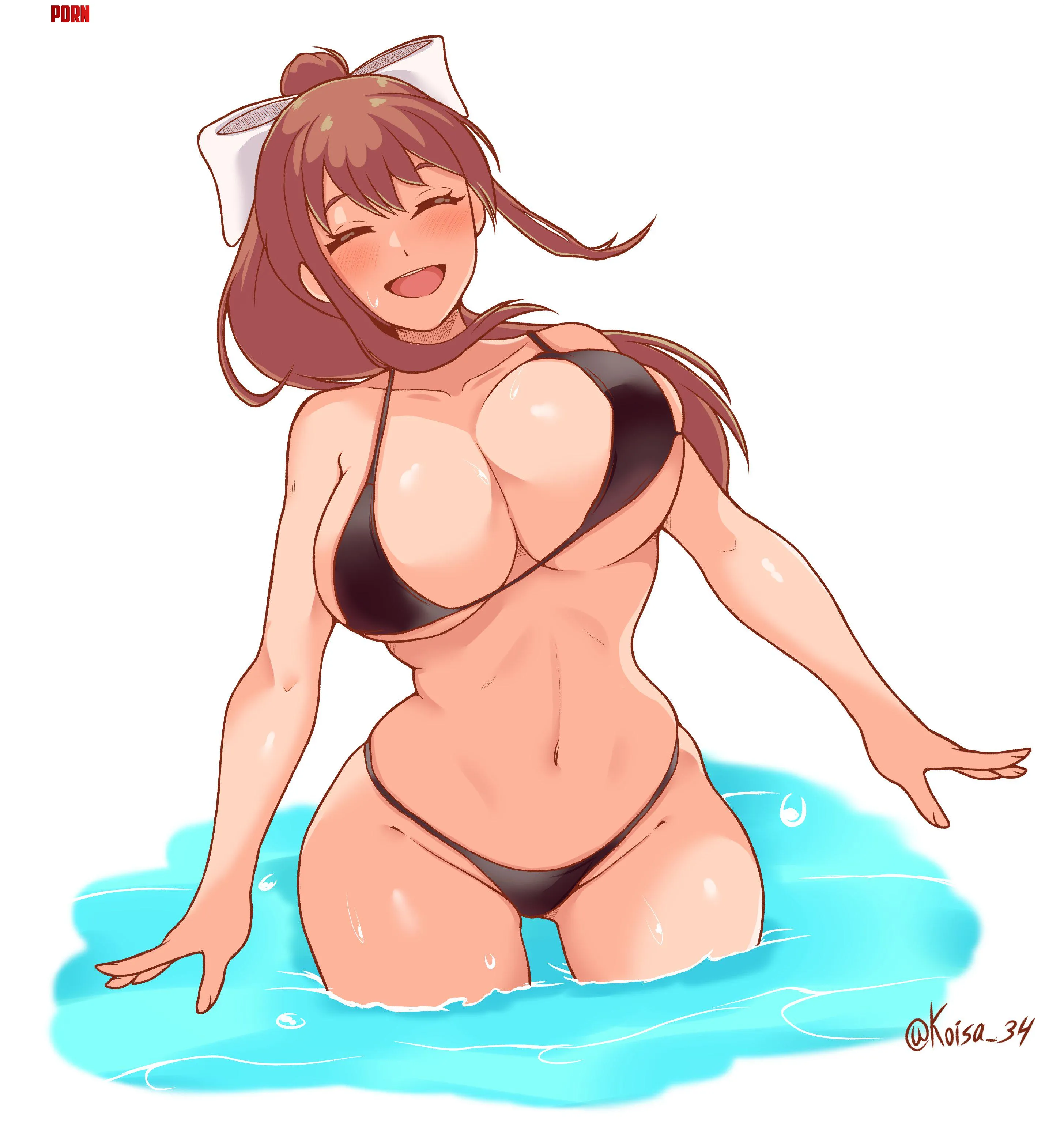 Just Monika [Doki Doki Literature Club] by LafterMastr