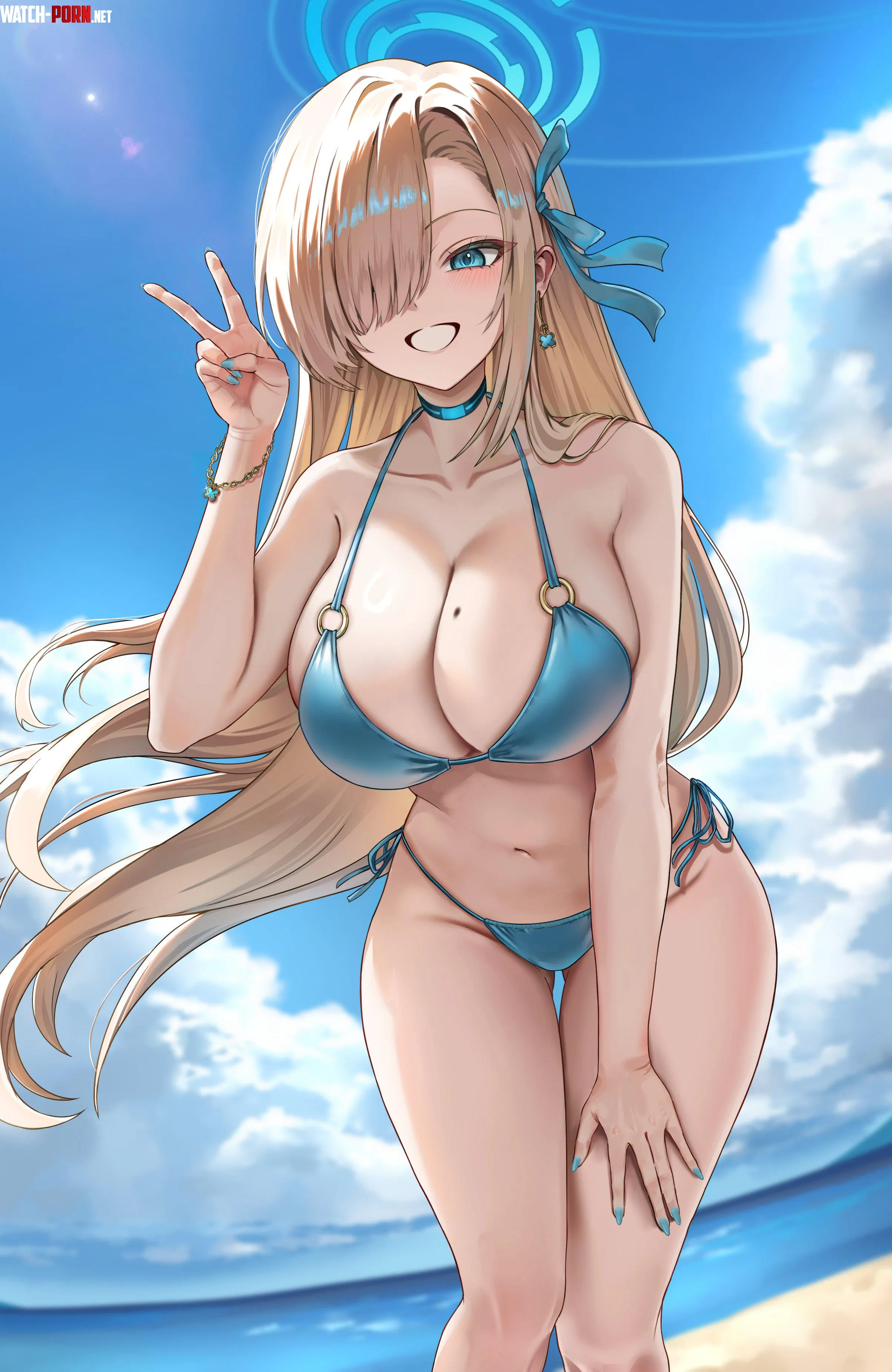 Summer Asuna [Blue Archive] by A_MASSIVE_PERVERT