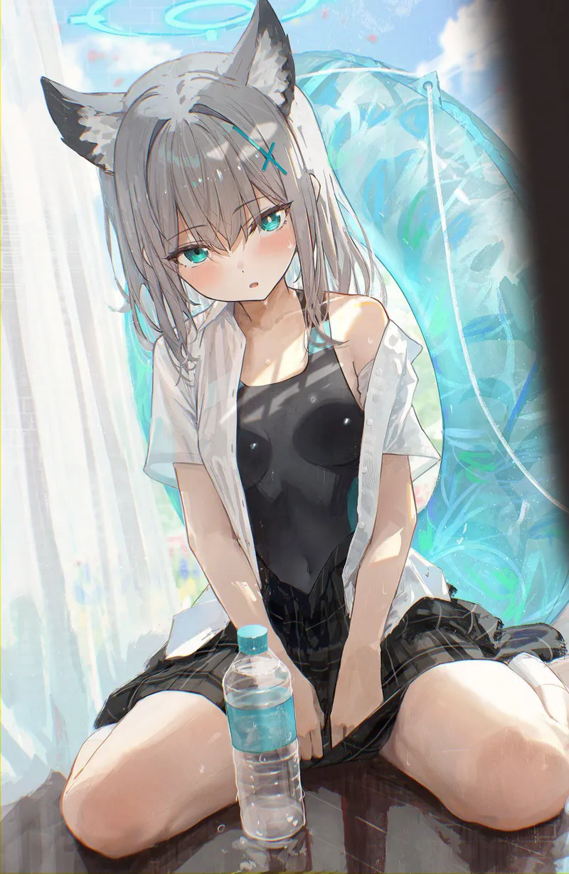 Thumbnail Wattatopz Unveils Shiroko's Post-Swimming Antics | ecchi