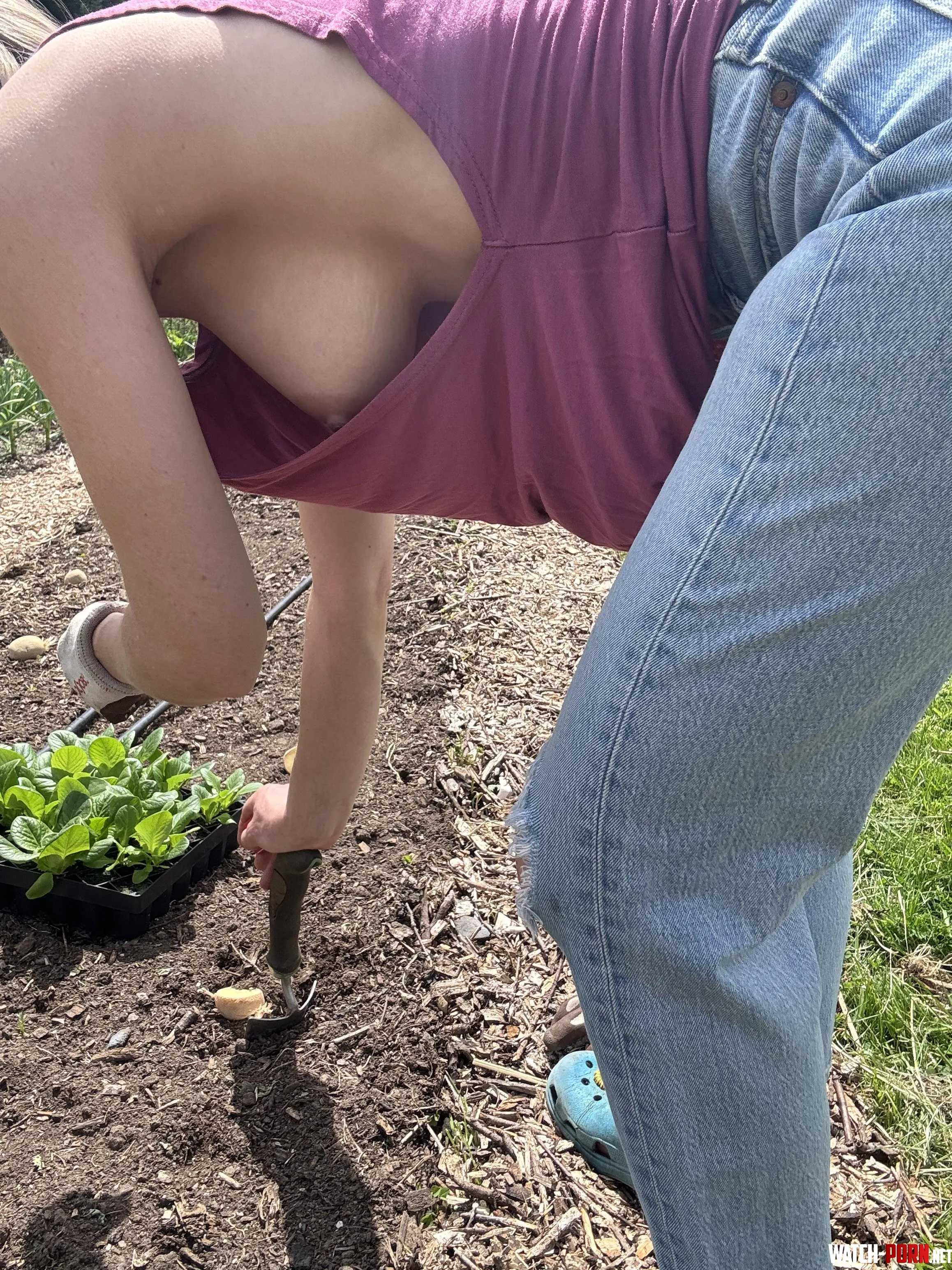 Working in the garden can be fun by ExoticArches