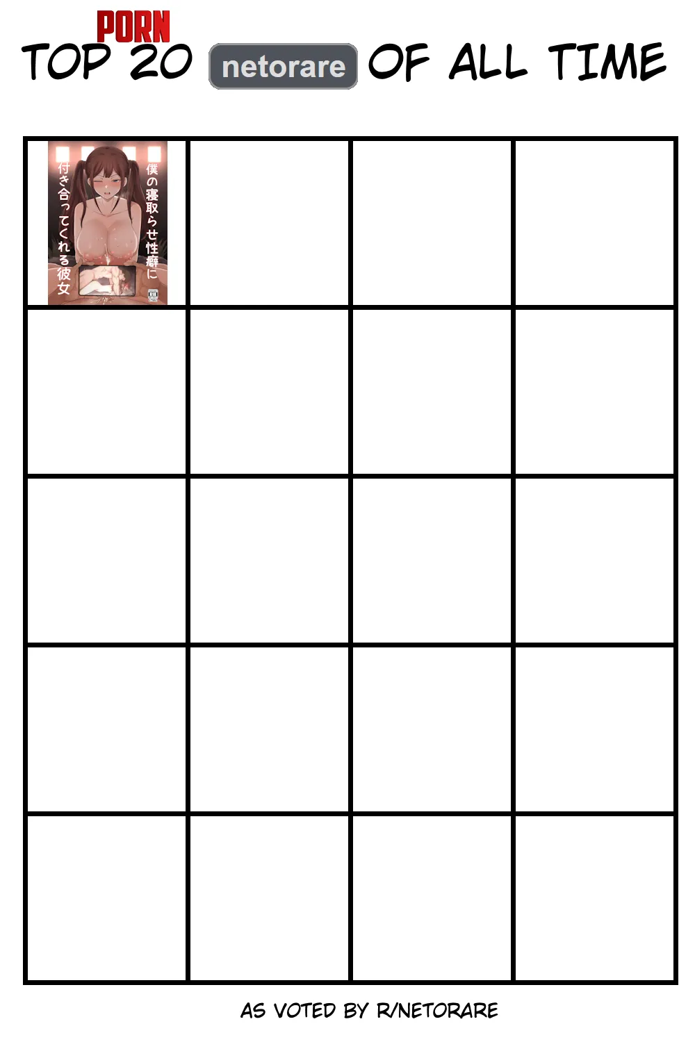 Top 20 Netorare Doujins of All Time (As voted on by r/Netorare) Day 2 by NTRcritic